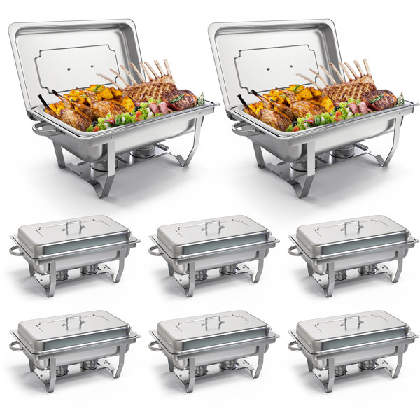 Serving dishes for catering new arrivals